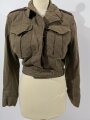 Canadian WWII ?, Ike Jacket for Women and Skirt, used, Skirt with a bunch of holes