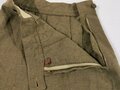 Canadian WWII ?, Ike Jacket for Women and Skirt, used, Skirt with a bunch of holes