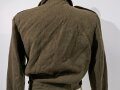 Canadian WWII ?, Ike Jacket for Women and Skirt, used, Skirt with a bunch of holes