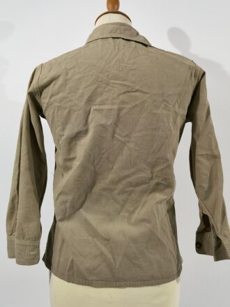 British, most likely WWII, Khaki Shirt, used