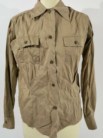 U.S. most likely WWII, Women´s Khaki Shirt, used