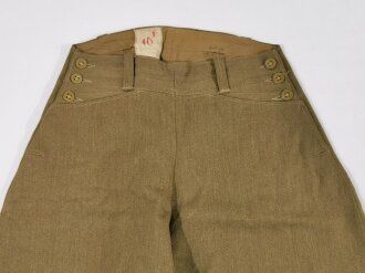 British WWII, WLA Women´s Land Army, Trousers/Breeches, Size 4, used good condition