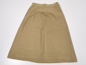 British WWII, ATS Auxiliary Territorial Service, Khaki Dress Skirt, Size 7, good condition