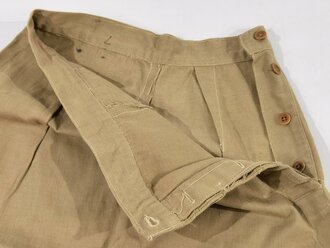 British WWII, ATS Auxiliary Territorial Service, Khaki Dress Skirt, Size 7, good condition