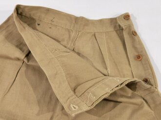 British WWII, ATS Auxiliary Territorial Service, Khaki Dress Skirt, Size 7, good condition