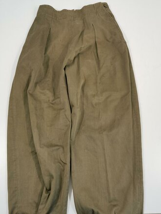 U.S. WAC or ANC WW2, Green Women´s Trousers, Size 16, used good condition, used by nurses and Womens Army Corp.