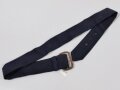 WWII, british or canadian women´s services, blue belt with leather overdrawn buckle, used condition