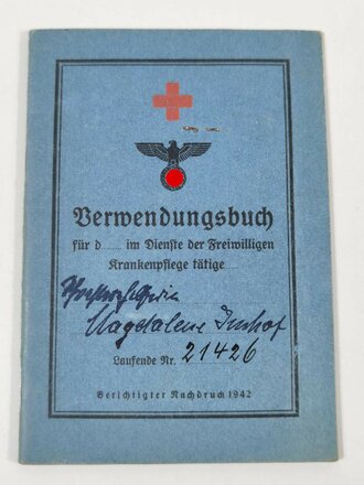 DRK Deutsches Rotes Kreuz, Verwendungsbuch , Kassel,...