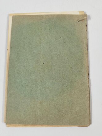 Einsatzbuch für Stabshelferinnen des Heeres, , Karlsruhe, 1943, gebrauchter Zustand,  die Hakenkreuze sind übermalt