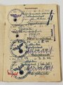 Einsatzbuch für Stabshelferinnen des Heeres, , Karlsruhe, 1943, gebrauchter Zustand,  die Hakenkreuze sind übermalt