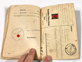 Einsatzbuch für Nachrichtenhelferinnen des Heeres, , Gießen 1944, gebrauchter Zustand
