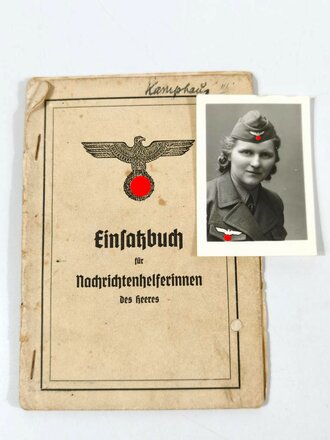 Einsatzbuch für Nachrichtenhelferinnen des Heeres, , Gießen 1944, gebrauchter Zustand