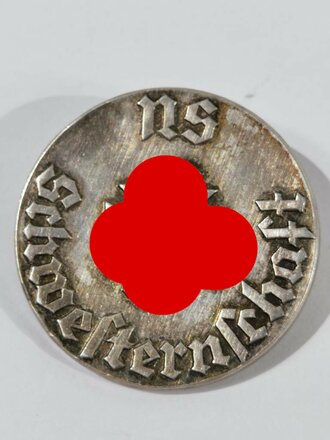 Nationalsozialistische Schwesternschaft (NSS), Brosche für ?, 38 mm (!), rückseitig Klebereste