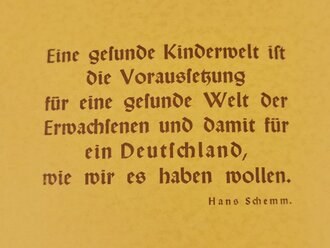 "Rundbrief für die Kindergärtnerinnen", hrsg. v. der Nationalsozialistischen Volkswohlfahrt NSV, 1939 Folge 1, DIN A4, sehr guter Zustand