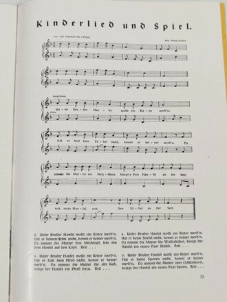 "Rundbrief für die Kindergärtnerinnen", hrsg. v. der Nationalsozialistischen Volkswohlfahrt NSV, 1939 Folge 1, DIN A4, sehr guter Zustand