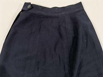 U.S. WWII, WAVES Women Accepted for Volunteer Emergency Service in the Navy, Blue Service Dress Skirt with "CONMAR/USA" Zipper, very good condition