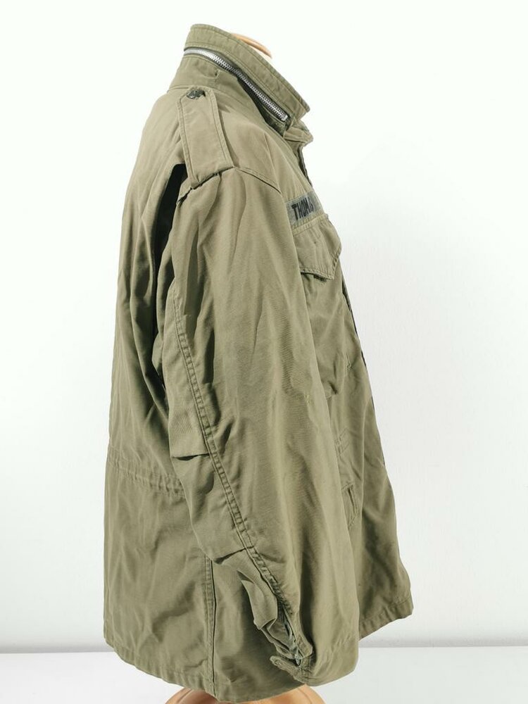 U.S. M65 field jacket. Used, no label, size Large, 130,00