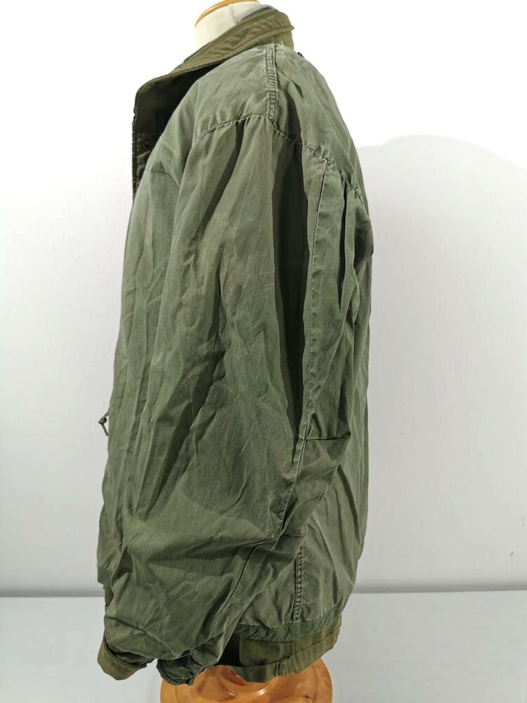 U.S. M65 field jacket. Used, no label, size Large, 130,00