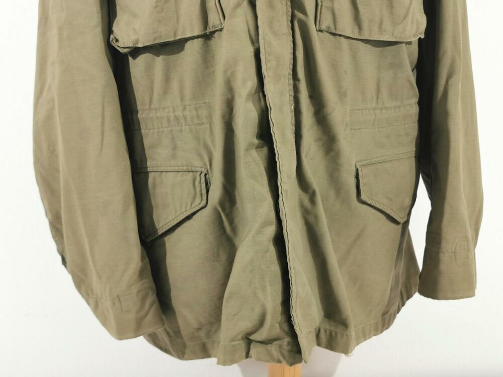 U.S. M65 field jacket. Used, no label, size Large, 130,00