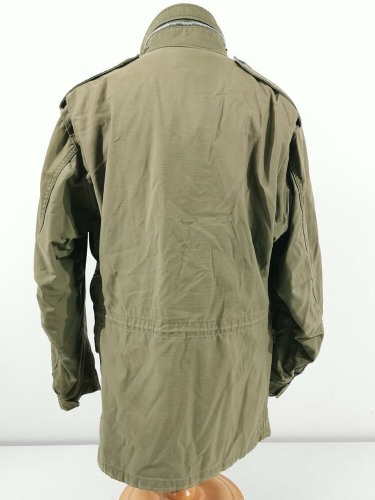 U.S. M65 field jacket. Used, no label, size Large, 130,00