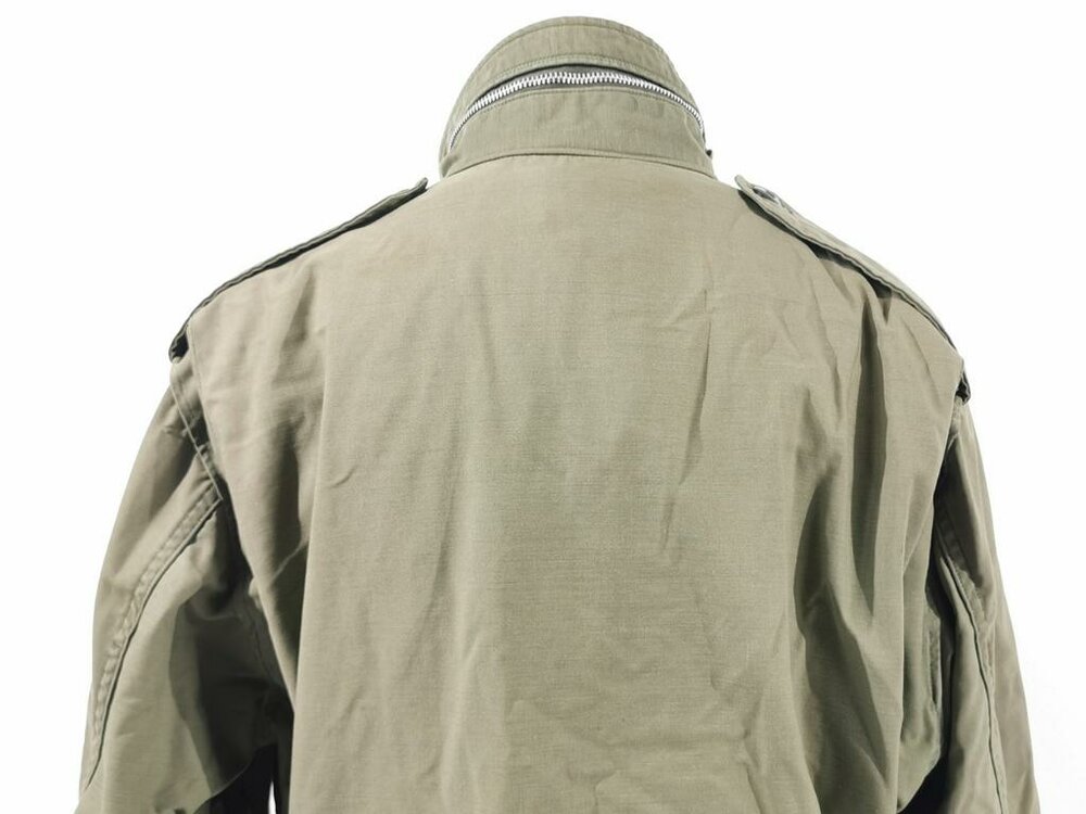 U.S. M65 field jacket. Used, no label, size Large, 130,00
