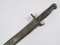 U.S. WWI, AEF Remington M1917 Bayonet (British P1913) in 2nd pattern scabbard, 55 cm (22"), good condition