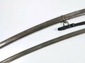 U.S. Civil War, Cavalry Saber and steel Scabbard, Model 1860, made by Ames Manufacturing Company Chicopee Massachusetts, 110 cm (43"), dated 1862, good condition, with sword knot?