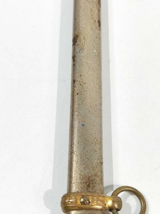 U.S. Civil War, Steel Scabbard for Field Officer´s Sword Model 1860, 78 cm, good condition