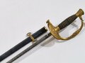 U.S. Civil War, Officer´s Sword with Scabbard, Model 1860, made by Baker & McKenny New York, Blade 74 cm (29") total 96 cm, good condition