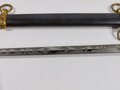 U.S. Civil War, Officer´s Sword with Scabbard, Model 1860, made by Baker & McKenny New York, Blade 74 cm (29") total 96 cm, good condition