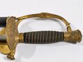 U.S. Civil War, Officer´s Sword with Scabbard, Model 1860, made by Baker & McKenny New York, Blade 74 cm (29") total 96 cm, good condition