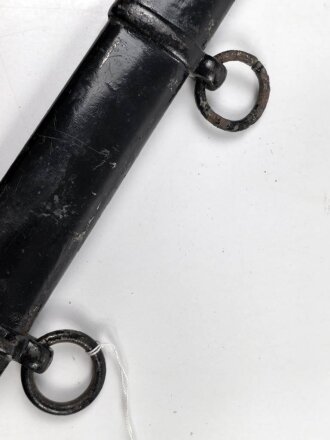 Preussen, Infanterie Offiziers Degen IOD89. Otto Merten Solingen, ungereinigtes Stück, die Scheide original lackiert