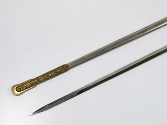 U.S. Army, Fine Presentation Officer´s Sword with Scabbard, Model 1860, Blade Etching "Capt. J. G. Frothingham 1869-1887", made by Bent & Bush Boston Massachusetts, Blade 79 cm (31")  total 99 cm, good condition