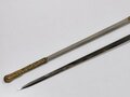 U.S. Army, Fine Presentation Officer´s Sword with Scabbard, Model 1860, Blade Etching "Capt. J. G. Frothingham 1869-1887", made by Bent & Bush Boston Massachusetts, Blade 79 cm (31")  total 99 cm, good condition