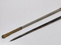 U.S. Army, Presentation Officer´s Sword with Scabbard, Model 1860, Blade Etching "Capt. J. G. Frothingham 1869-1887", made by Bent & Bush Boston Massachusetts, Blade 79 cm (31")  total 99 cm, good condition. Original ?