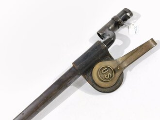 U.S. Civil War, M1855 Socket Bayonet with steel M1873...