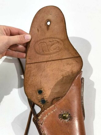 U.S. WWII, Leather Holster M1916 for Colt M1911, "BOYT 42", dated 1942, ca. 27 x 13 x 6 cm, very good condition