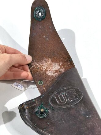 U.S. WWII, Leather Holster M1916 for Colt M1911, "BOYT 43", dated 1943, ca. 27 x 13 x 6 cm, good condition