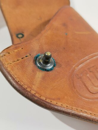 U.S. WWII ?, Leather Holster for Victory Revolver with lift dot, "R.I.A./V.I.A.", ca. 25  x 13 x 5 cm, very good condition