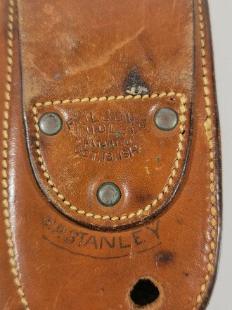 U.S. Army, Leather Holster for Cold Goverment 45, "FOLSOM´S AUDLEY PATENTED Oct. 18. 1914", ca. 27  x 8 x 4 cm, very good condition