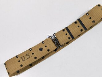 U.S. WWI, AEF Pistol Belt M1912, ca. 120 x 6 cm, very...