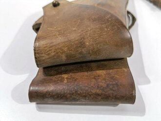 U.S. WWI, AEF Leather Holster M1909  for Revolver M1917, "G & K 1917", ca. 32  x 14 x 5 cm, used, good condition