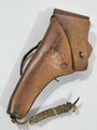 U.S. WWI, AEF Leather Holster M1909  for Revolver M1917, "G & K 1917", ca. 32  x 14 x 5 cm, used, good condition