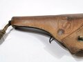 U.S. WWI, AEF Leather Holster M1909  for Revolver M1917, "G & K 1917", ca. 32  x 14 x 5 cm, used, good condition