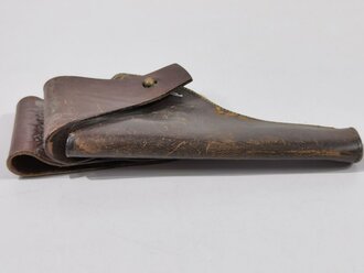 U.S. WWI ?, Leather Holster M1909  for Revolver M1917, ca. 32  x 14 x 5 cm, hole in the bottom, used