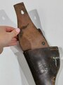 U.S. WWI ?, Leather Holster M1909  for Revolver M1917, ca. 32  x 14 x 5 cm, hole in the bottom, used