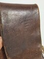 U.S. 1911 dated, Leather Holster M1909 for Revolver M1909, "ROCKISLAND ARSENAL 1911. H.E.K./303 D 37 ", ca. 28  x 13 x 5 cm, good condition