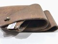 U.S. 1911 dated, Leather Holster M1909 for Revolver M1909, "ROCKISLAND ARSENAL 1911. H.E.K./303 D 37 ", ca. 28  x 13 x 5 cm, good condition