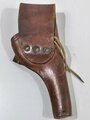 U.S. 1911 dated, Leather Holster M1909 for Revolver M1909, "ROCKISLAND ARSENAL 1911. H.E.K./303 D 37 ", ca. 28  x 13 x 5 cm, good condition