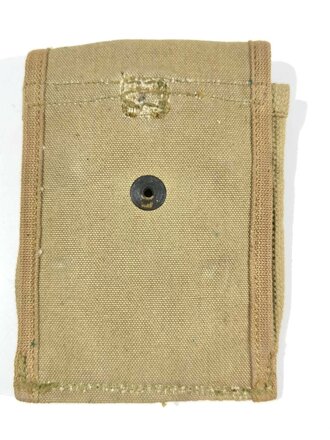 U.S. WWI, Model 1918 AEF Double/Twin Magazine Pouch for Colt M1911, "P.B. & CO", dated Jan. 1918, 14 x 10 x 2 cm, good condition